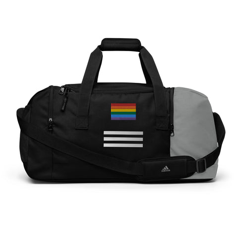 Rainbow Pride Adidas Duffle Bag