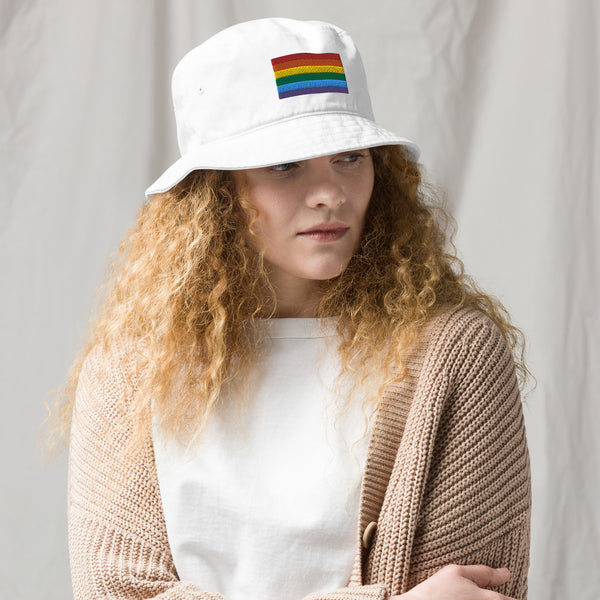 Rainbow Pride Organic Bucket Hat