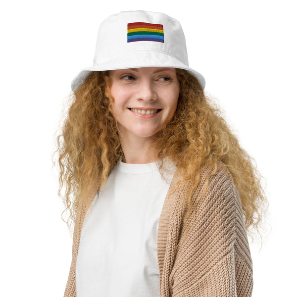 Rainbow Pride Organic Bucket Hat