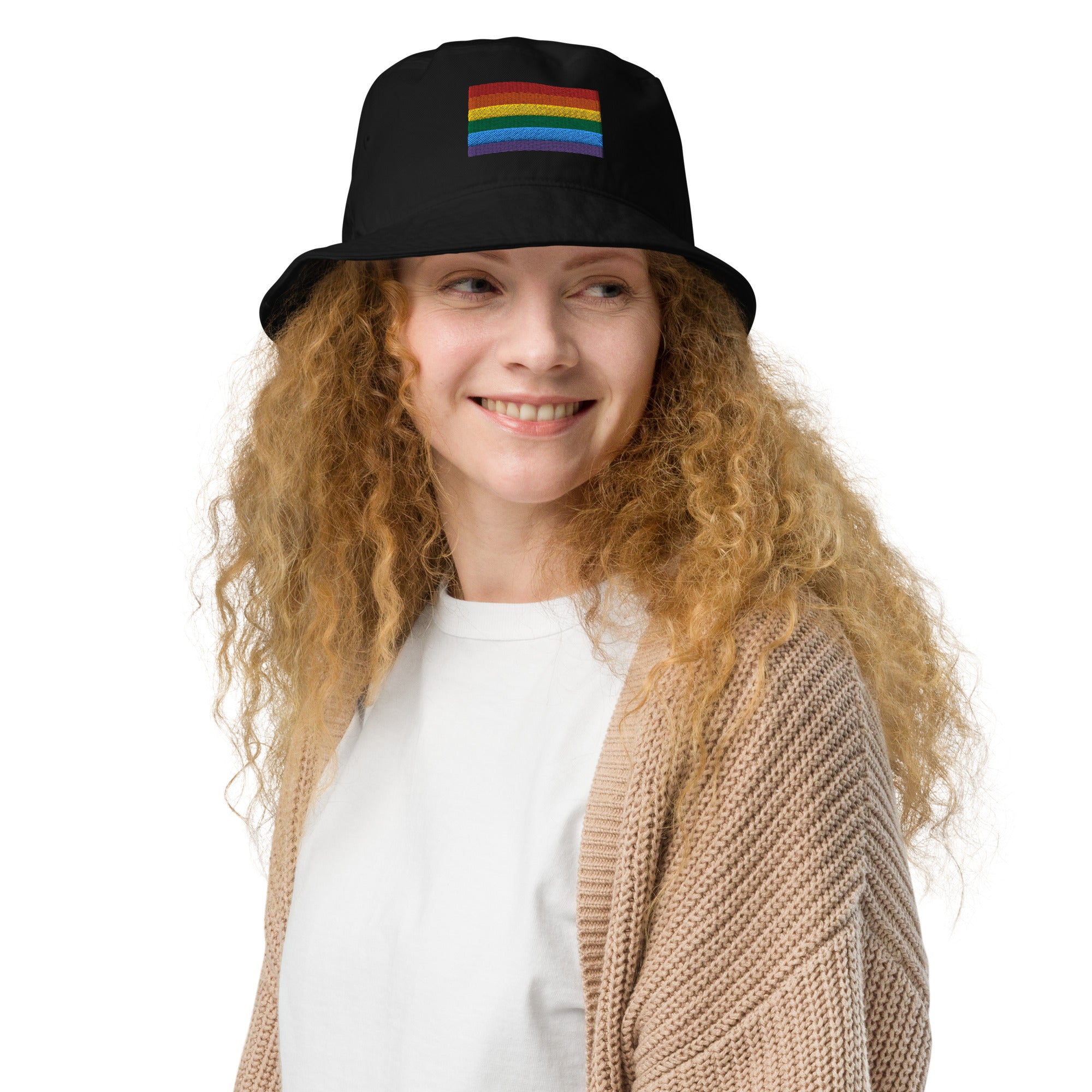 Rainbow Pride Organic Bucket Hat